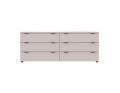 Komoda Ron 9 Kašmír 6 zásuvek 160×38×62 (41516174)
