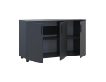 Komoda Doros Thorn Antracit 3 DTD 135×51,6×80 (41510173)