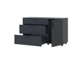 Komoda Doros Thorn Antracit 3Š/1D 135×51,6×80 (41510185)