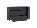 Komoda Doros Thorn Antracit 3Š/1D 135×51,6×80 (41510185)