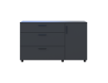 Komoda Doros Thorn Antracit 3Š/1D 135×51,6×80 (41510185)