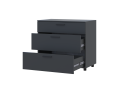 Komoda Doros Thorn Antracit 3Š 90×51,6×80 (41510161)