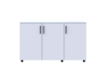 Komoda Doros Thorn Bílá 3 DTD 135×51,6×80 (41510169)