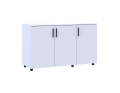 Komoda Doros Thorn Bílá 3 DTD 135×51,6×80 (41510169)