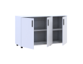 Komoda Doros Thorn Bílá 3 DTD 135×51,6×80 (41510169)