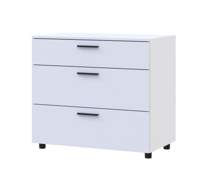 Komoda Doros Thorn Bílá 3Š 90×51,6×80 (41510157)