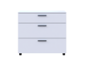 Komoda Doros Thorn Bílá 3Š 90×51,6×80 (41510157)