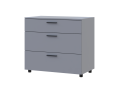Komoda Doros Thorn Šedá 3Š 90×51,6×80 (41510159)