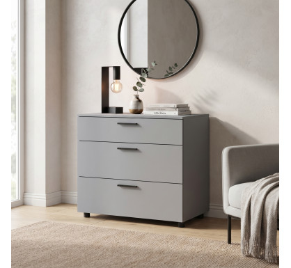 Komoda Doros Thorn Šedá 3Š 90×51,6×80 (41510159)