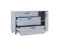 Komoda Doros Thorn Borovice Natty 3Š/1D 135×51,6×80 (41510179)