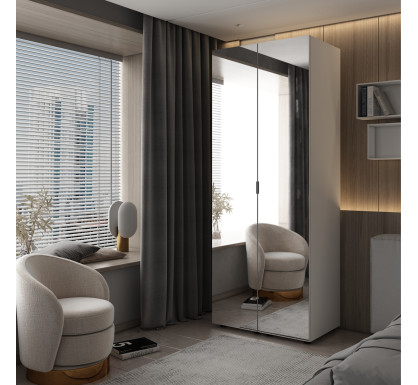 Set Doros Gelar Bílý 2 zrcadla 78 × 49,5 × 203,4 (42002163)