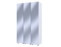 Set Doros Gelar Bílý 3 zrcadla 117 × 49,5 × 203,4 (42002166)