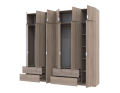 Set Lukas Dub Sonoma 3+3 dveře 255×50×240 (42005111)