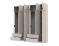 Set Lukas Kašmír 3+3 dveře 240×50×240 (42005108)