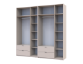 Set Lukas Kašmír 3+3 dveře 240×50×240 (42005108)