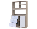 Mini kuchyně Doros Lea Dub Sonoma/Bílá DTD 100×43×171 (81359335)