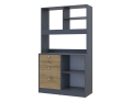 Mini kuchyně Doros Lea Grafit/Dub Evok DTD 100×43×171 (81359336)