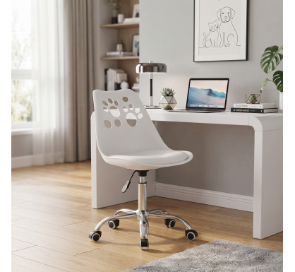 Otočná židle PRINT – bílá (10037391)