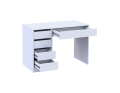 Psací stůl Doros Ergo levý Bílý/Bílý DTD 110x55x75 (41516105)