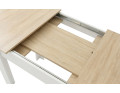 Rozkládací stůl NP 120–160 × 80 Dub Sonoma + bílá (100155181)