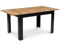 Rozkládací stůl NP 120–160 × 80 Kraft + černá (100155161)
