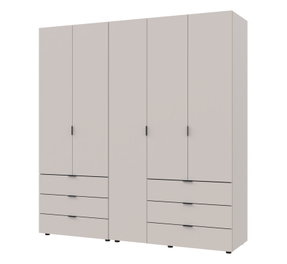 Šatní skříň na oblečení Doros Gelar set Kašmír 2+3 dveře 193,7×49,5×203,4 (80737638)