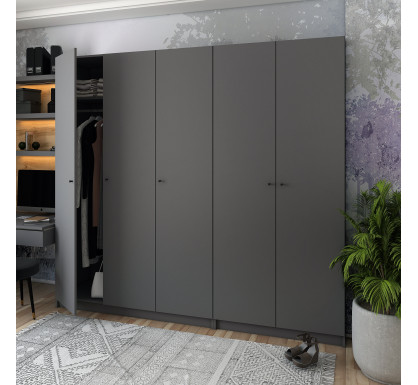 Sada Promo Antracit 2+3 dveře 225x48x204 (42005335)