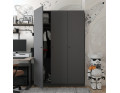 Šatní skříň Promo Antracit 3 dveře 135x48x204 (44900524)