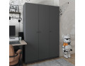 Šatní skříň Promo Antracit 3 dveře 135x48x204 (44900524)