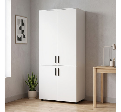 Skříň na oblečení Doros Thorn Bílá 2 DTD police 90х51.6х200 (44900436)