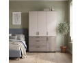 Skříň na oblečení Doros Thorn Cremona Cannolo/Kašmír 3 DTD/3Š tyč 135х51.6х200 (44900501)