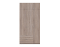 Šatní skříň Lukas Dub Sonoma/Dub Sonoma 3 dveře 120x50x240 (80737799)