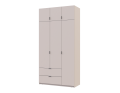 Šatní skříň Lukas Kašmír/Kašmír 3 dveře 120x50x240 (80737798)