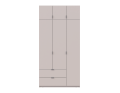 Šatní skříň Lukas Kašmír/Kašmír 3 dveře 120x50x240 (80737798)