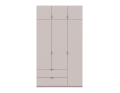 Šatní skříň Lukas Kašmír/Kašmír 3 dveře 135x50x240 (80737802)