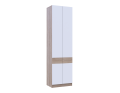 Šatní skříň Sola Dub Sonoma/Bílá dveře 60×40×215 (44900344)