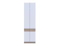 Šatní skříň Sola Dub Sonoma/Bílá dveře 60×40×215 (44900344)