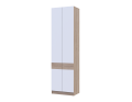 Šatní skříň Sola Dub Sonoma/Bílá dveře 60×40×215 (44900344)
