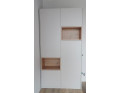 Skříň na oblečení s nikou Doros Dale Kašmír/Dub Artisan 2 dveře 115,2 × 52 × 220 (80737725)