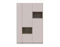 Šatní skříň s výklenkem a regálem Doros Dale Kašmír/Dub Artisan 2 dveře 143,2×52×220 (44900336)