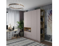 Šatní skříň s výklenkem a regálem Doros Dale Kašmír/Dub Artisan 3 dveře 178×52×220 (44900338)
