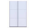 Šatní skříň s posuvnými dveřmi Doros G-Caiser Antracit / Bílá 2 dveře / 3 části 160x60x240 (42005410)