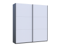 Šatní skříň s posuvnými dveřmi Doros G-Caiser Antracit / Bílá 2 dveře  / 3 části 220x60x240 (42005416)