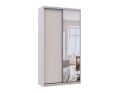Šatní skříň s posuvnými dveřmi Doros City Light Kašmír 1 dveře / 1 zrcadlo 120×45×225 (80736338)
