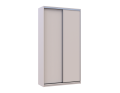 Šatní skříň s posuvnými dveřmi Doros City Light Kašmír 1 dveře / 1 zrcadlo 120×60×225 (80736335)
