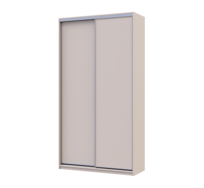 Šatní skříň s posuvnými dveřmi Doros City Light Kašmír 1 dveře / 1 zrcadlo 120×60×225 (80736335)