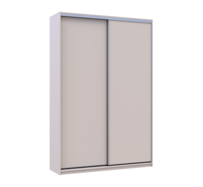 Šatní skříň s posuvnými dveřmi Doros City Light Kašmír 2 dveře 150×45×225 (80736350)