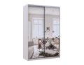 Šatní skříň s posuvnými dveřmi Doros City Light Kašmír 2 zrcadla 150×60×225 (80736359)