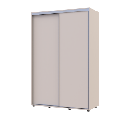 Šatní skříň s posuvnými dveřmi Doros Sigma Slim Kašmír 2 dveře 140x60x214.4 (42005457)