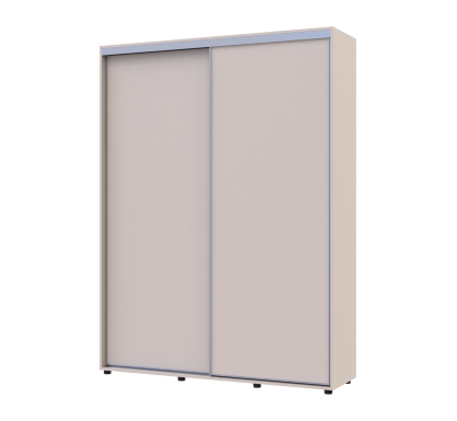 Šatní skříň s posuvnými dveřmi Doros Sigma Slim Kašmír 2 dveře 160x45x214.4 (42005450)
